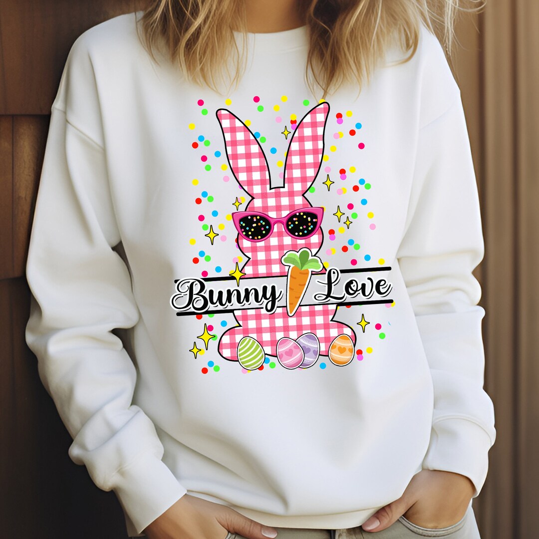 Simply Love Full Size Easter Bunny Graphic Zip-Up Hoodie with Pockets