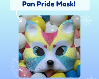 Pan Pride Mask – One of a Kind Cosplay/Therian/Fursuit Mask