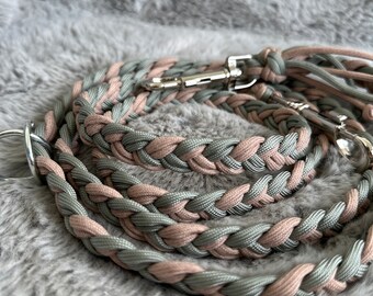 Paracord Hundeleine flach