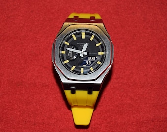 CASIO G-shock GA-2100 1A Custom Yellow Thunder