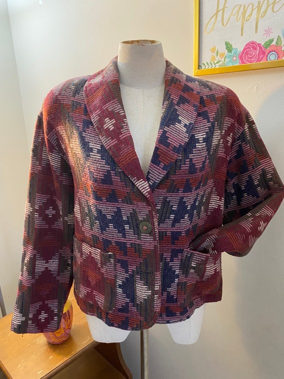 Vintage 90's Tapestry Woven Jacket