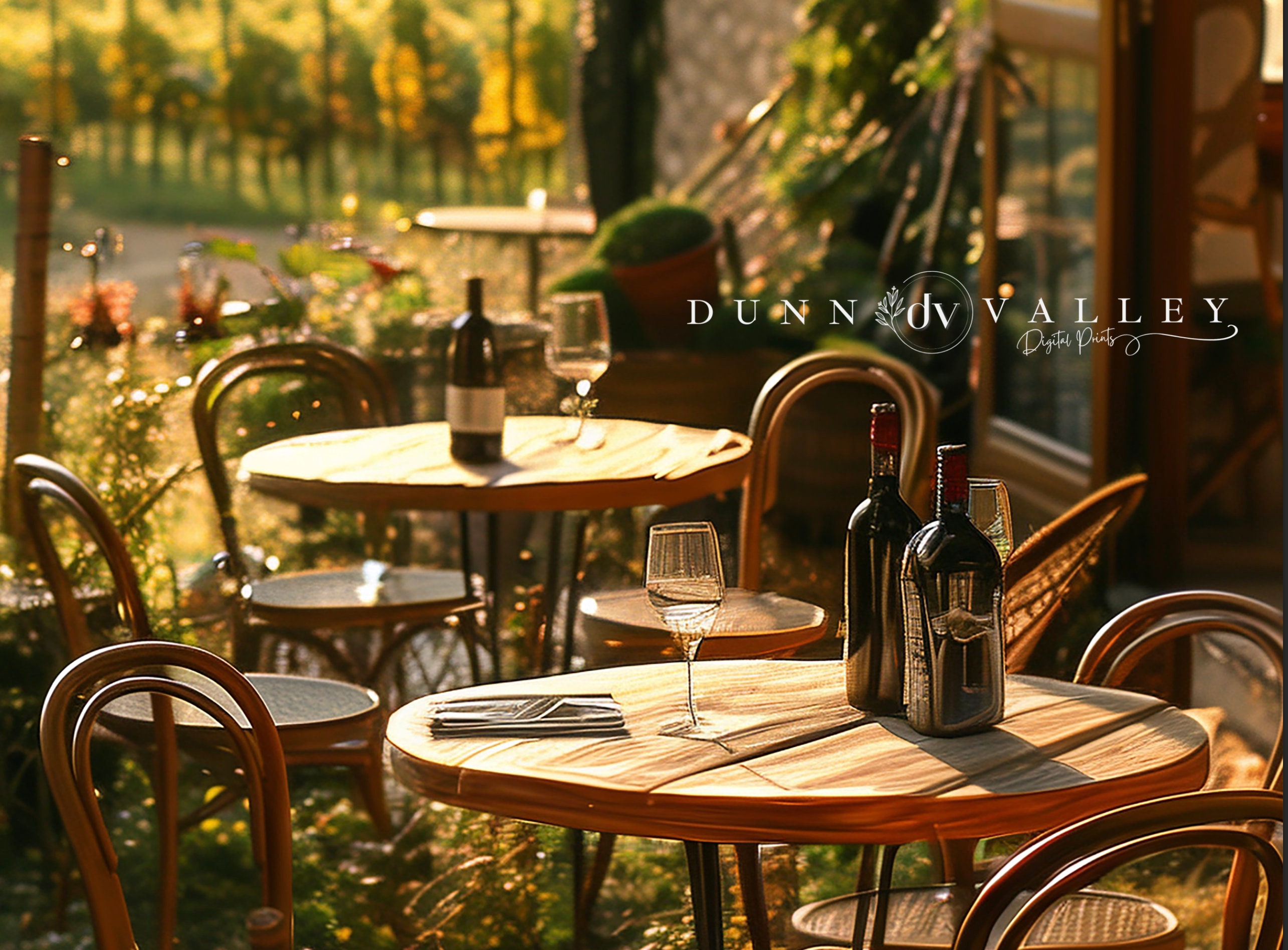 Tuscany Vineyard Terrace Print | Italian Countryside Sunset Photography ...