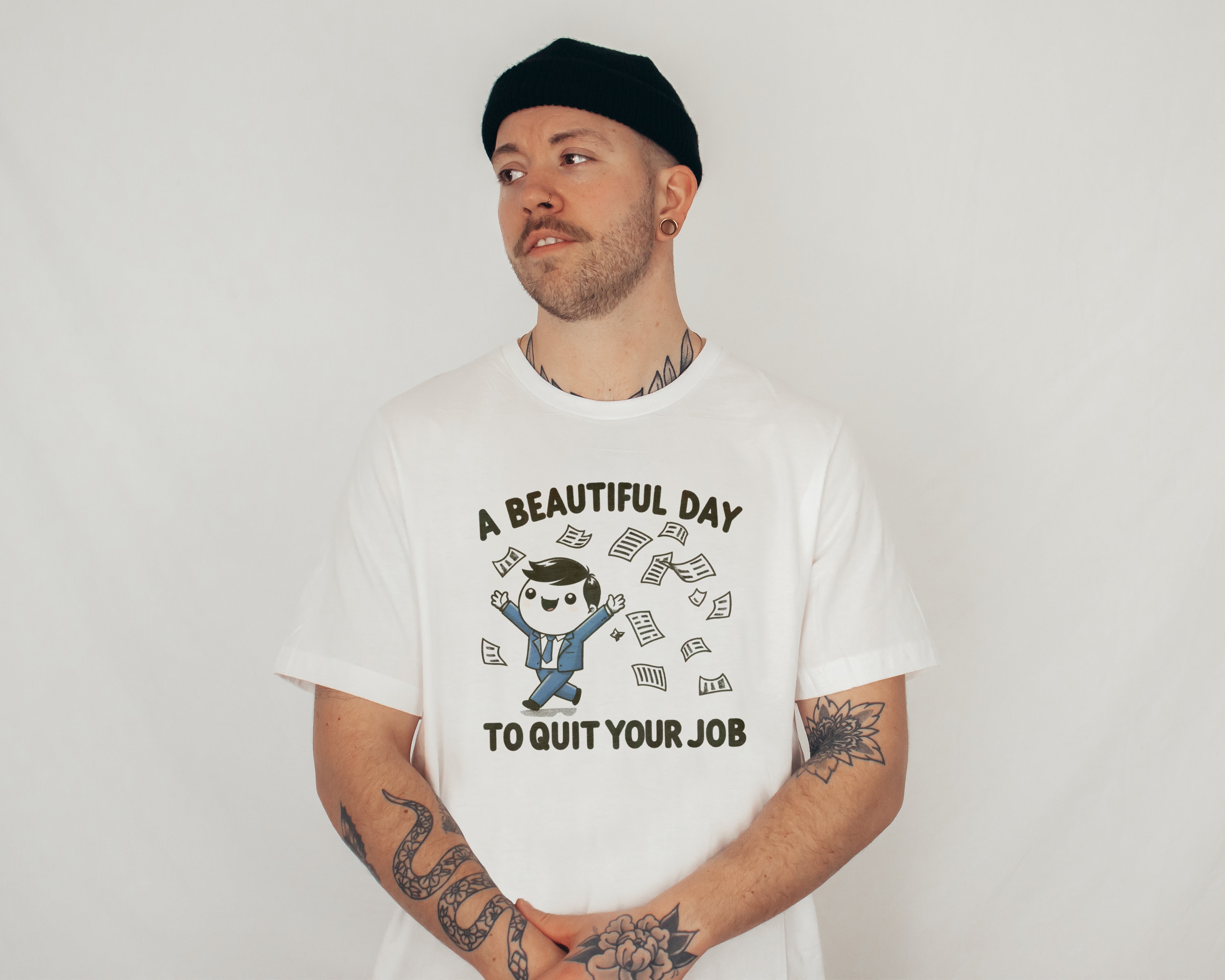 quit your job! tシャツ