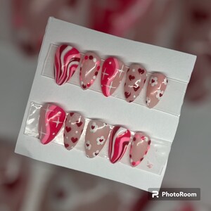 Press On Nails - Pink Mix Match