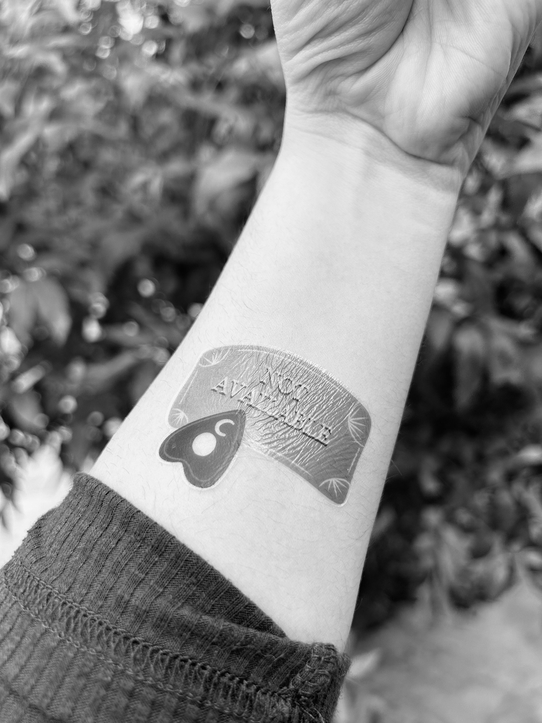 Ouija Board Temporary Tattoo - Etsy
