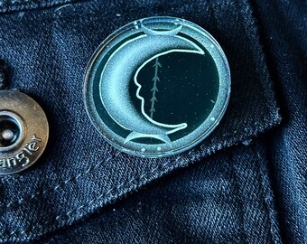 Crescent Moon Pin