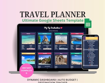 Trip Planning Spreadsheet For Google Sheets