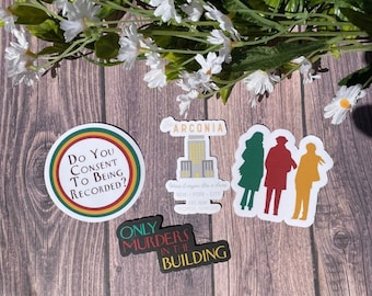 Only Murders in the Building-Themed Waterproof Sticker/Magnet