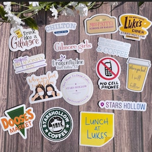 Gilmore Girls-Themed Waterproof Sticker/Magnet