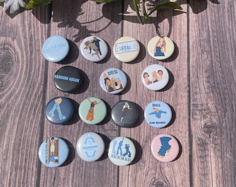 Mamma Mia Here We Go Again-Themed Pin/Pinback Button