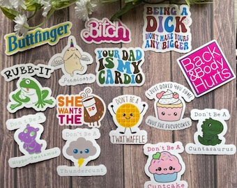 Inappropriate Waterproof Sticker/Magnet