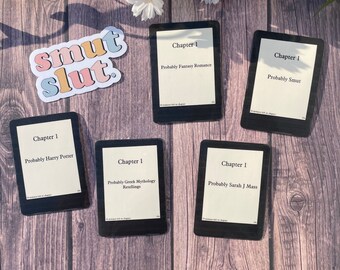 Kindle Paperwhite Stickers: BookTok, Kindle Girly, Kindle Waterproof Sticker/Magnet