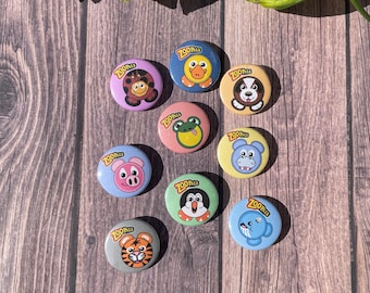 ZooPals-Themed 2000s Nostalgischer Pin/Anstecker