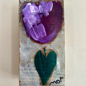 Small Purple Tulip Painting
