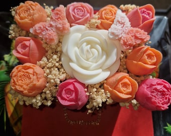 Velas, ceras perfumadas, ramos