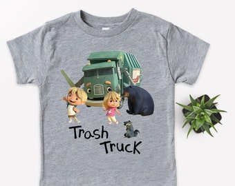 Trash Truck shirt, Trash Truck Boy, Trash Truck Gift,Birthday Boy Girl,Trash Truck Tee,Trash Truck Tees,Truck Matching Tee,Hank Trash Truck