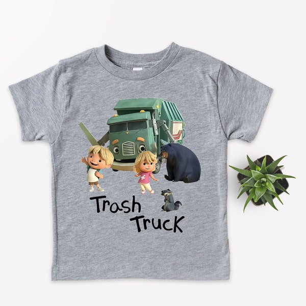 Trash Truck Shirt, Trash Truck Boy, Trash Truck Gift,Birthday Boy Girl,Trash Truck Tee,Trash Truck Tees,Truck Matching Tee,Hank Trash Truck