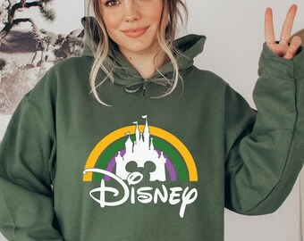 Disney Castle Sweatshirt,Disney Castle,Castle Sweatshirt,Disney Magic,Disney Family Gift,Disney Rainbow Shirt,Disney World Shirt,Mickey Tees