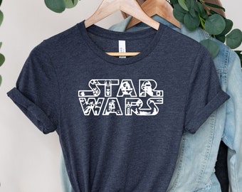 Disney Star Wars Shirt, Star Wars Characters Shirt, Birthday Gift Adult Kid Toddler Tee, Disney Family Shirt, Star Wars Trip Shirt