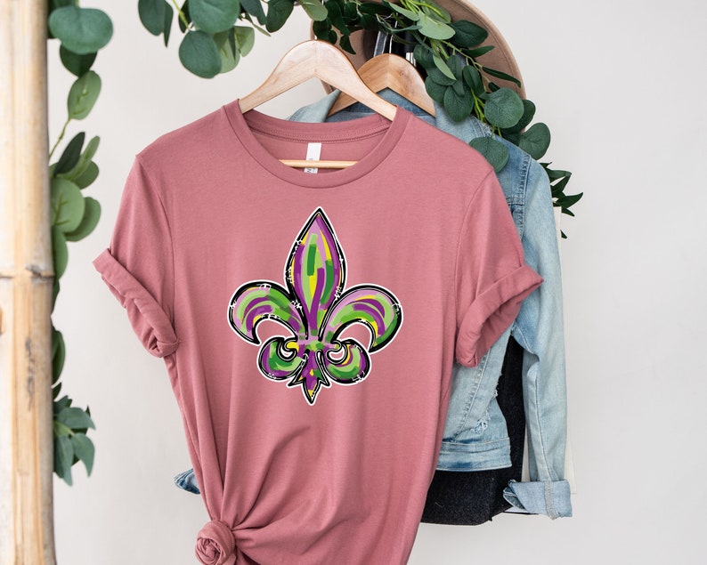 mardi gras fleece