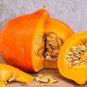 10 Red Kuri Squash Seeds. Ships free
