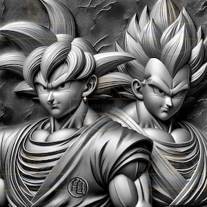 Laser Burn PNG - 3D illusie - graveren - Laser Ready - Lightburn-bestand - digitaal ontwerpbestand - muurframe - superheld PNG - anime karakter