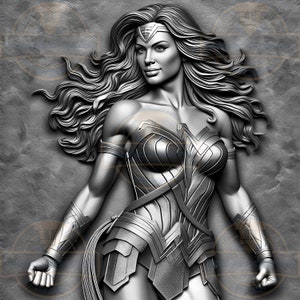 Laser Burn PNG - 3D Illusion - Gravur - Laser bereit - Lightburn Datei - Digitales Design - Wandrahmen - Superheld PNG - Anime Charakter
