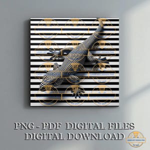 Optische Täuschung - Atemberaubende PNG-Dateien für Laserschnitt und -druck, Einzigartige Wanddekoration, Kreative Kunst für Zuhause, Grafikdesign, Tierdekor