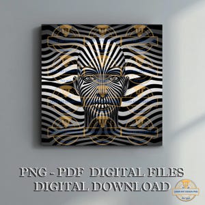 Optische Täuschung - Atemberaubende PNG-Dateien für Laserschneiden und -drucken, Einzigartige Wanddekoration, Kreative Kunst für Zuhause, Grafikdesign, Menschliches Dekor