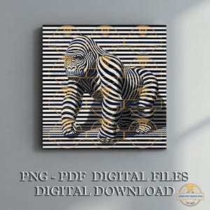 Optische Täuschung - Atemberaubende PNG-Dateien für Laserschneiden und -drucken, Einzigartige Wanddekoration, Kreative Wandgestaltung, Grafikdesign