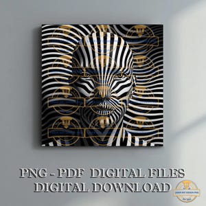 Optische Täuschung - Atemberaubende PNG-Dateien für Laserschnitt und -druck, einzigartige Wanddekoration, kreative Kunst für Zuhause, Grafikdesign, Avatar-Dekor