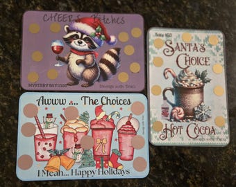 Holiday Cheer Scratch Off Savings Challenges