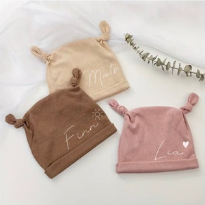 Personalisierte Baby Mütze Süße Beanie für Babys Bild 1