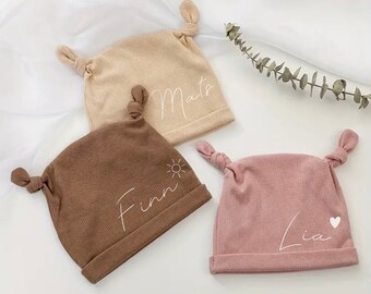 Gepersonaliseerde babymutsje - schattige muts voor baby's