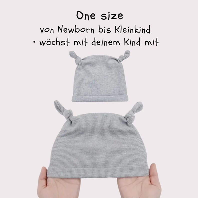 Personalisierte Baby Mütze Süße Beanie für Babys Bild 10