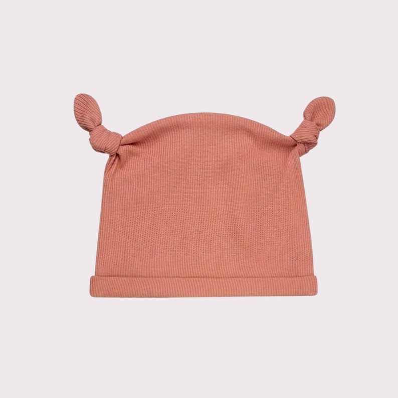 Personalisierte Baby Mütze Süße Beanie für Babys Rost