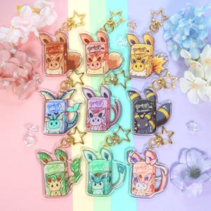 Soja-Getränk Acryl Anhänger / PKMN