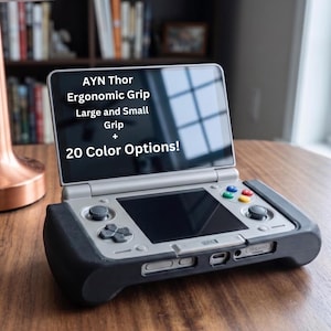 Premium Ergonomic Grip & Display Stand for AYN Thor Console | Built In Stylus Holder | Handheld Gaming Accessory | Multiple Colors