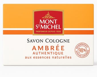 Authentieke Mont Saint Michel Amber Zeep 125 gram