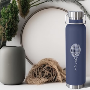 Personalized Tennis Tumbler. Custom Tennis Cup. Custom Tennis Tumbler w Racquet & Name Gift. Tennis Player Gift. Tennis Lovers Gift Ideas