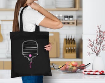 Personalized Pickleball Paddle Tote. Custom Pickleball Bag Name. Pickleball Player Gift. Pickleball Coach Appreciation Gifts. Pickleball Bag
