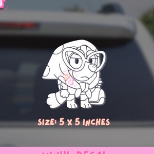 Grouchy granny| Gladys white decal