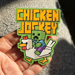 Game Mine Sticker chicken zombie