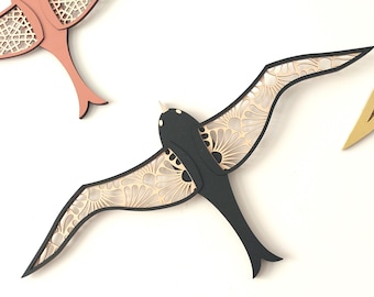 Swallow, wooden wall decoration, gift idea, made in France, wall art