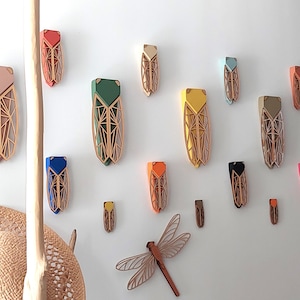 Wooden cicada "La Cacan", Cicada of Provence, Cicada, Gift, Souvenir of Provence, Decoration made in Provence, French crafts