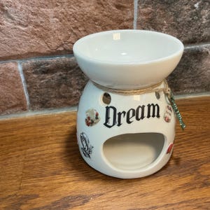 Alice in Wonderland wax fragrance oil burner, Wonderland tealight burner,Alice in Wonderland gift, Alice gift vintage style unique handmade