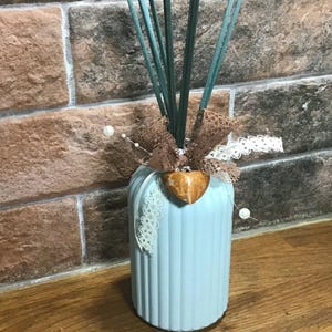 Incense holder glass hand painted with incense stick home accessory Mum gift