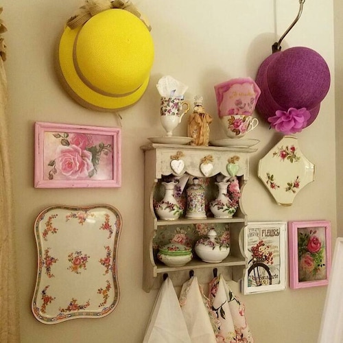 手作りクリスマスコースター：クリスマスのデコパージュ木製コースター