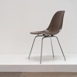 Brown Fiberglass Side Chair by Charles & Ray Eames for Herman Miller, 1960s