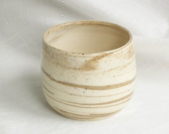 Marble Stoneware Clay Ceramic Tumbler Cup